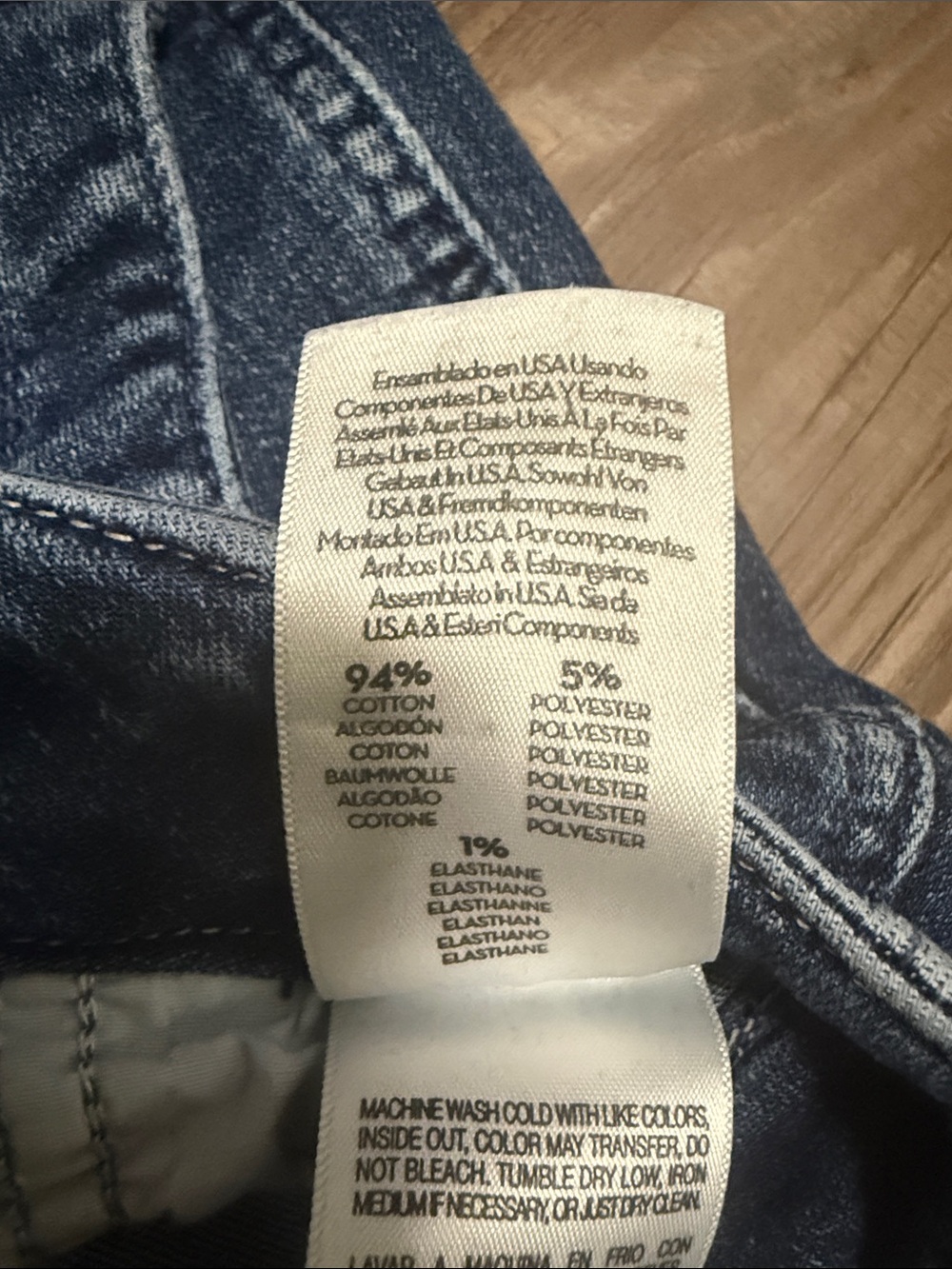 MOTHER The Major Zip Flood Wide Leg Jeans 24 Electric Souvenir $238 - Picture 12 of 12